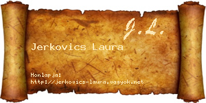 Jerkovics Laura névjegykártya
